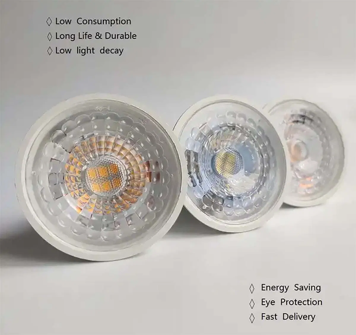 Energy Efficient Indoor LED GU10 MR16 Bulb Ceiling Lighting Spot Lighting