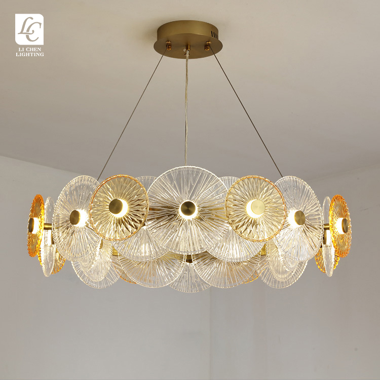 Modern Vintage Glass Chandeliers Lighting for Home Hotel Restaurant Villa Cafe