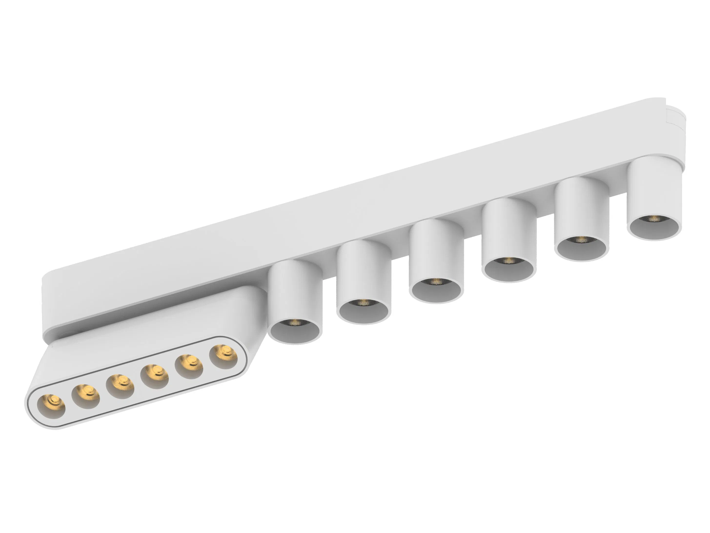 Sleek Energy-Efficient Recessed LED Lighting with Magnetic Track