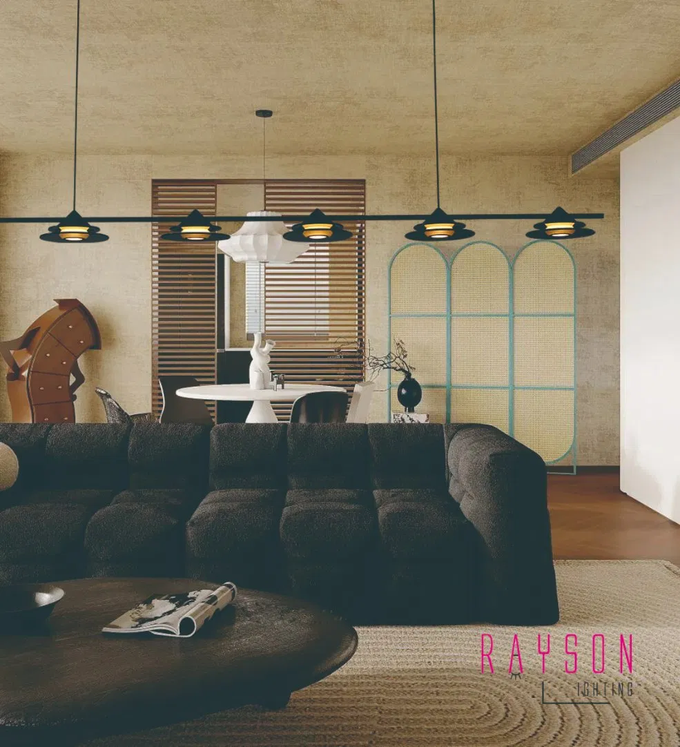 Luxury Decorative Glass Pendant Lamp Indoor CCT LED Creative Chandelier Living Room Lighting (1151)