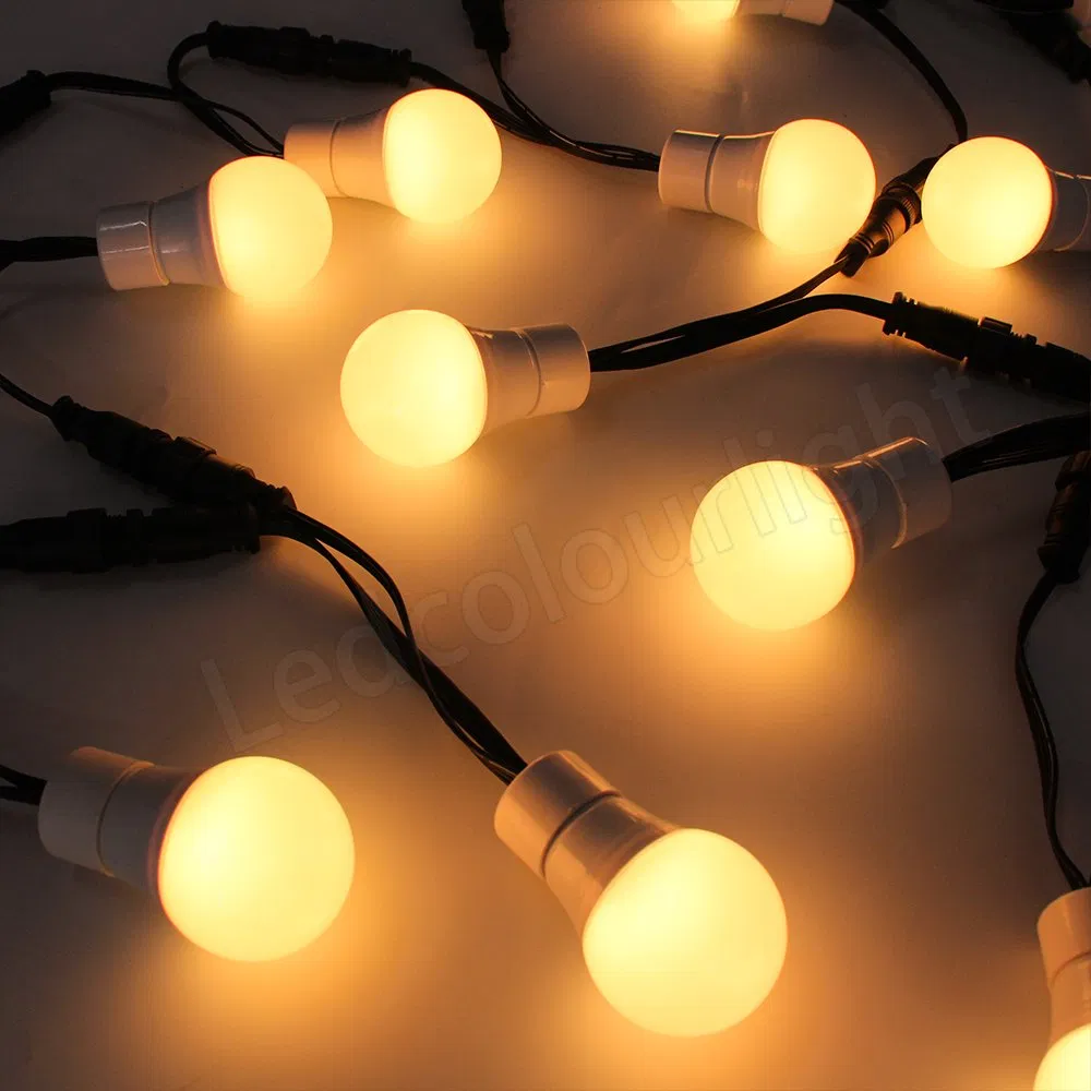 Nightclub Stage Lights 12V DMX RGB Pixel LED Color Changing 50mm Light Bulb