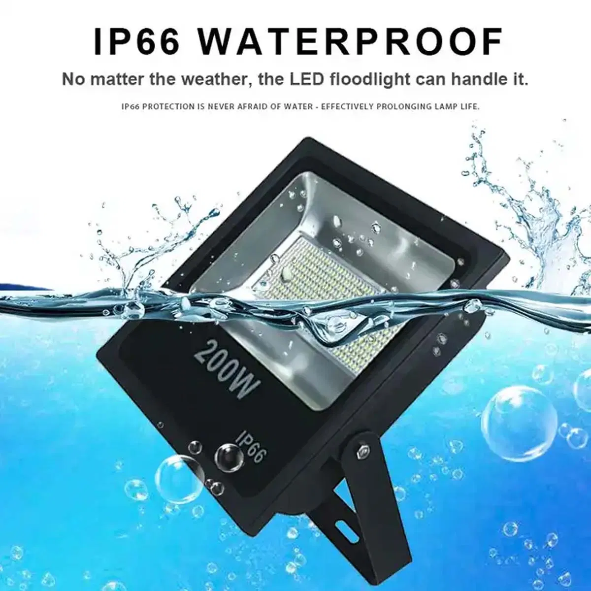 High Power Exterior Light 100W 150W 200W LED Flood Light for Stadium Yard Backyard