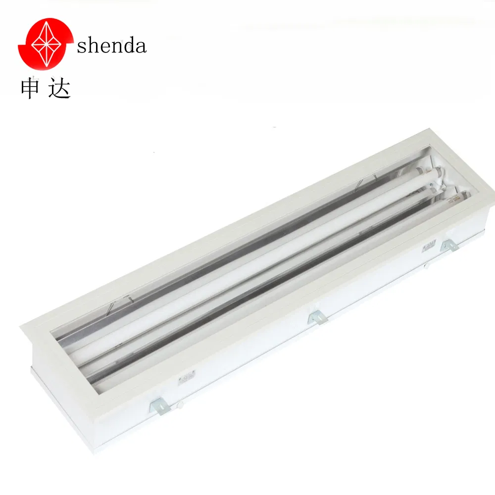 Cleanroom Lighting Pharma Lab Requirements on LED Recessed Luminaires T8 Lamps Industrial Lighting