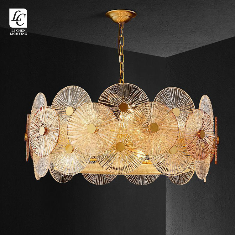 Modern Vintage Glass Chandeliers Lighting for Home Hotel Restaurant Villa Cafe