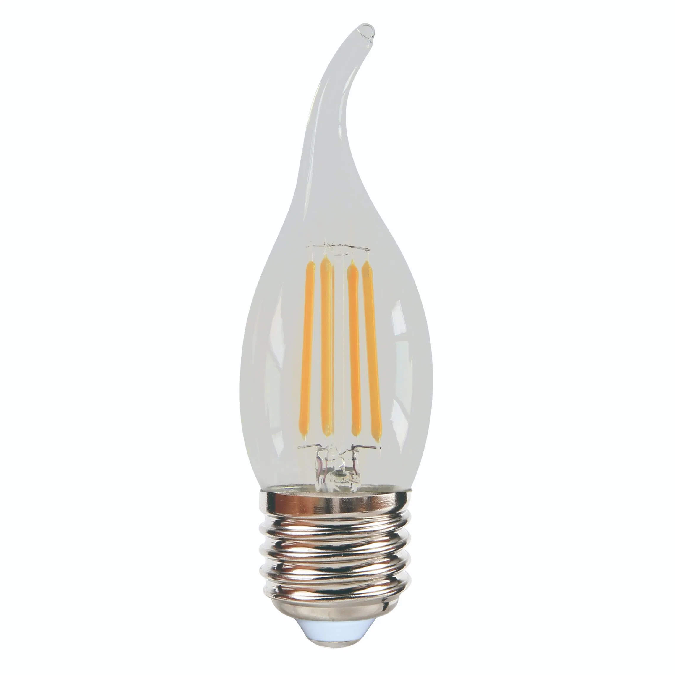 Chandelier Light Source C35A Filament Bulbs Gold E27 E14 2W 4W 6W 200lm 400lm 600lm