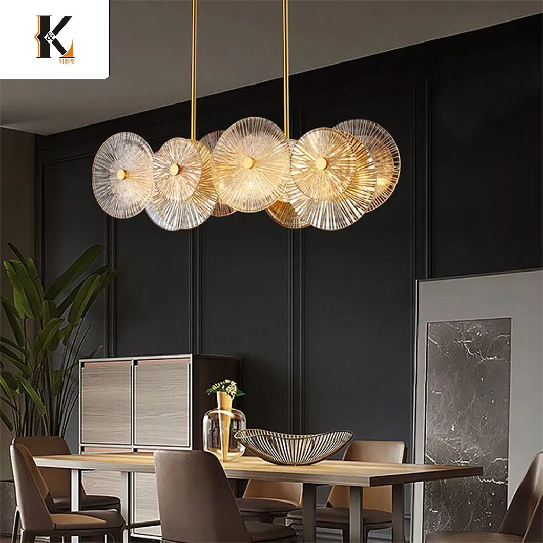 Aluminum Lighting Simple Lamp Vintage Circle Modern Fixture