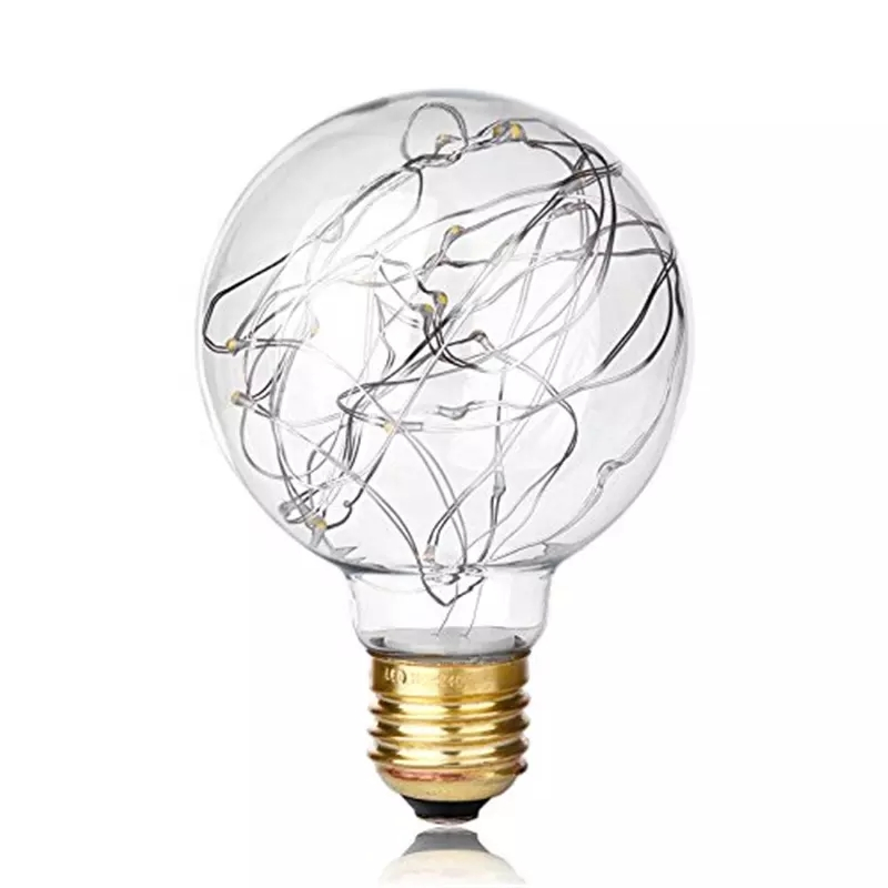 Holiday Decorative Big Globe 4W 6W 8W G80 G95 G125 Clear Amber LED Archaize Filament Bulb with Sensor Function E27 B22 Dimmable WiFi Smart 2700K 4000K 6500K