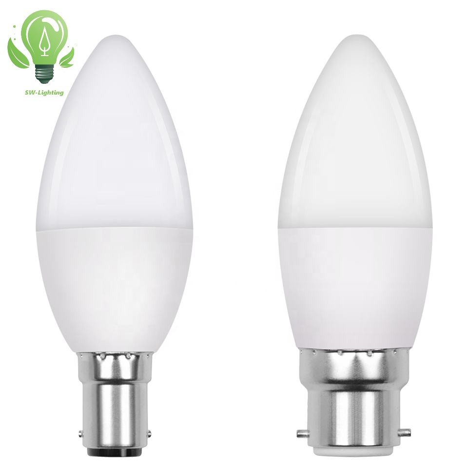 LED Dimmable Smart Light Bulb Energy Saving Lighting Home Lamp C37 3W 5W 7W 9W Candle SMD Bulb