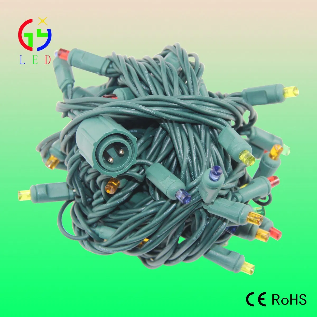 Balled Shape LED 5mm String Light with Coaxial Plugs for Holiday Lighting