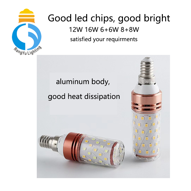 LED Corn Bulb Chandelier Bulb 220V 16W White LED Bulb
