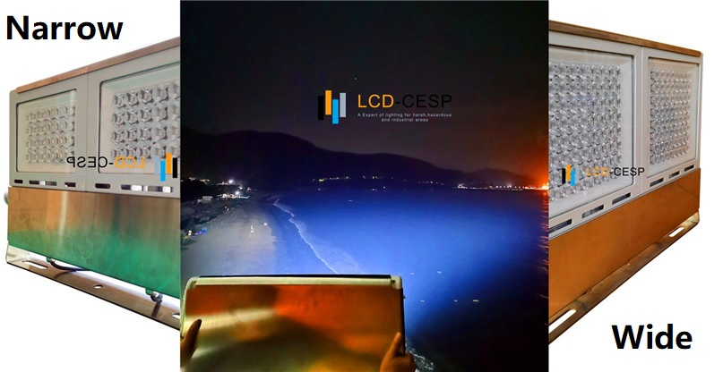 Marine LED Floodlight 50W-800W 18V 24V 36V DC or 100-277V AC IP68 Ik10 150lm/W for Fishing Boat Ship Deck Port Dock Industrial Yard Lighting, CE Certified