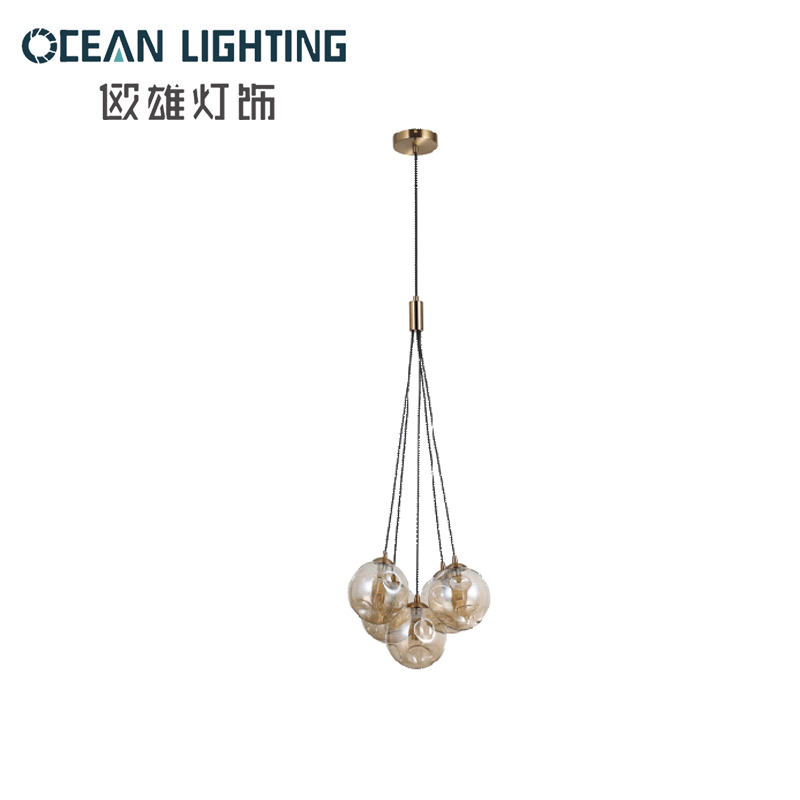 Hotel Indoor Glass Shade Lighting Modern Lamps Design House Decoration LED Light Decorative Pendant Lighting