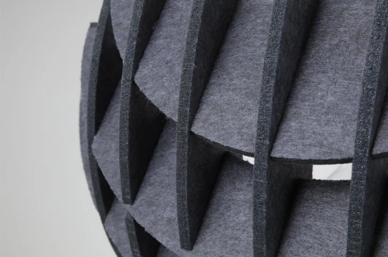 New Design Pet Felt Shades Modern Light Pendent Lamp Vintage Farmhouse Pendant Lighting