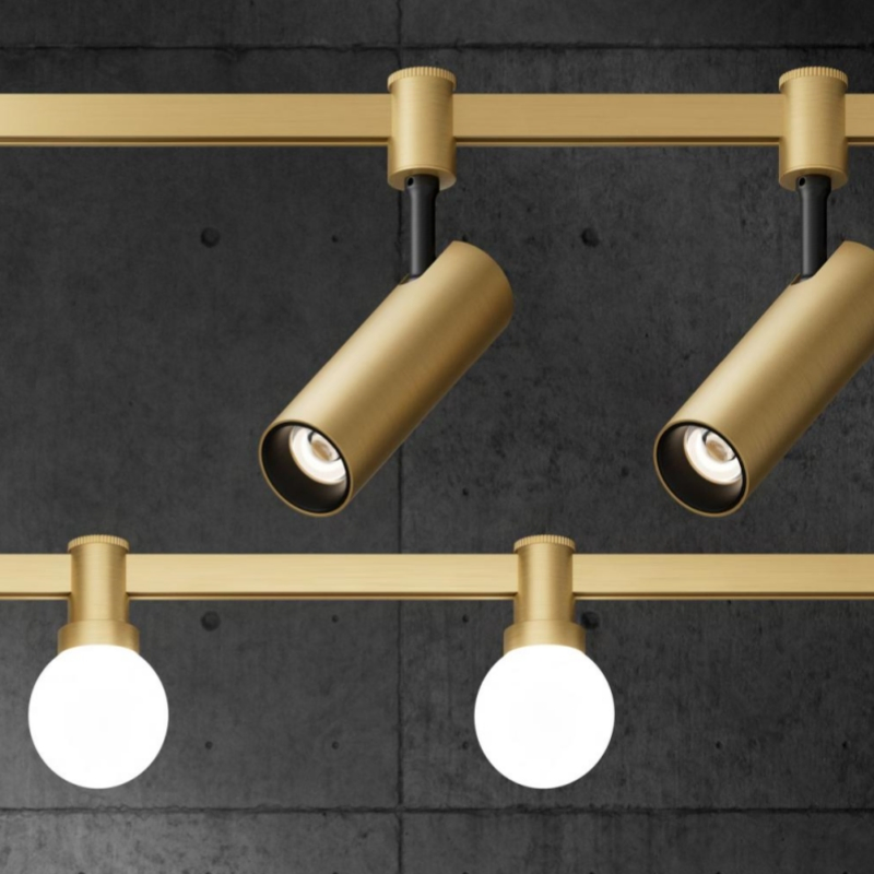 Aluminum Light Track Rail Black Smart Pendent Light LED Magnetic Track Light Fixture