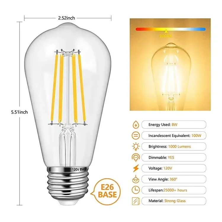 LED Filament Bulb 9