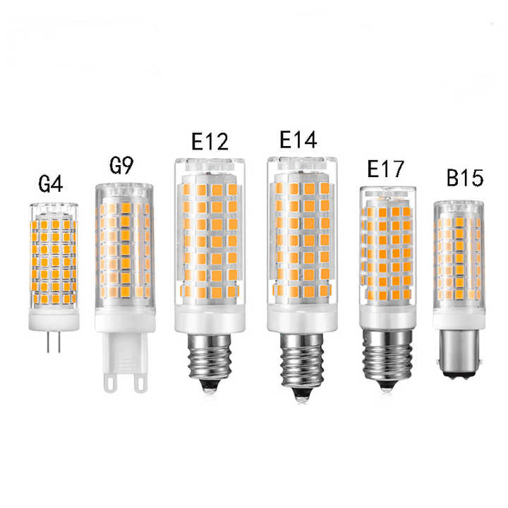 LED Corn Bulb AC220V G9 3W 6000K Ceramic COB Energy Saving Light SMD2835 for Home Chandelier Lighting
