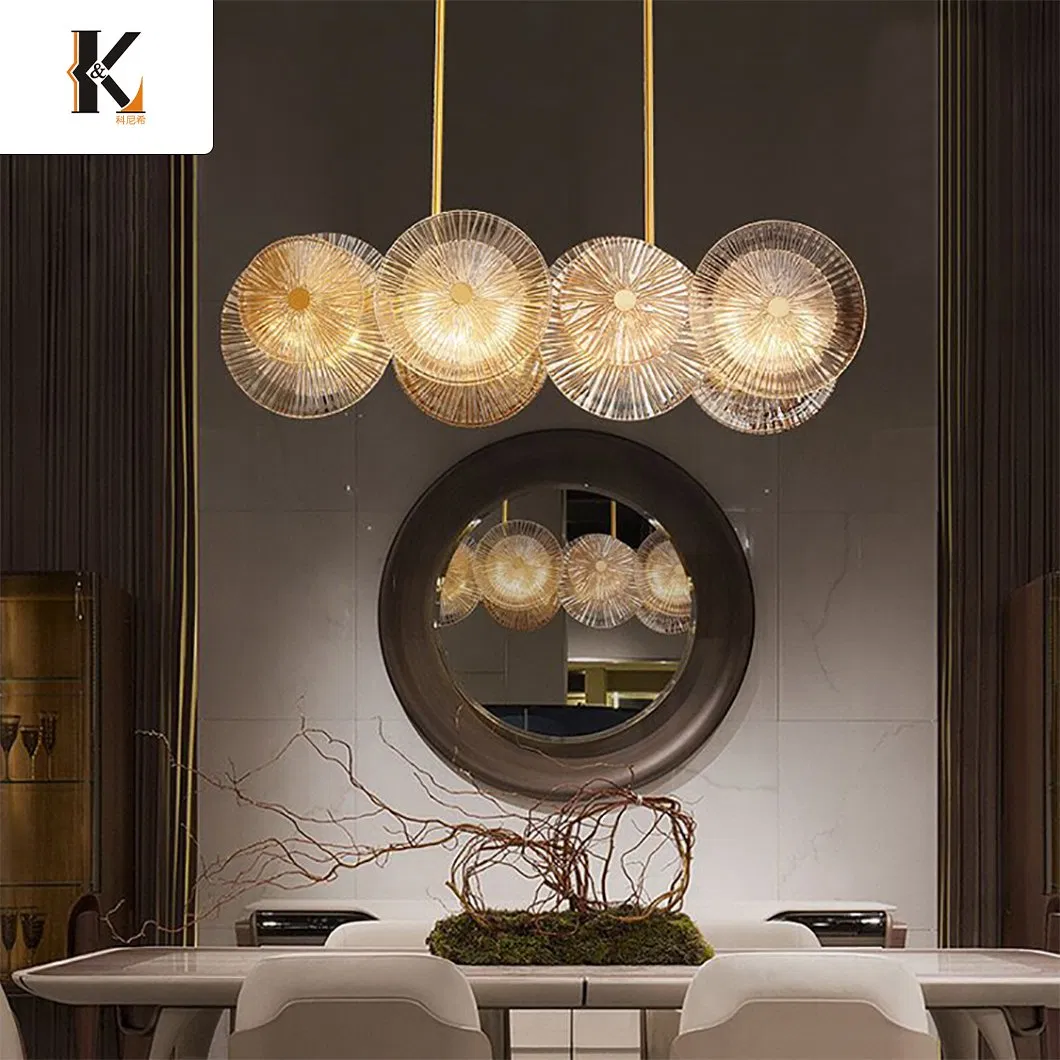 Aluminum Lighting Simple Lamp Vintage Circle Modern Fixture