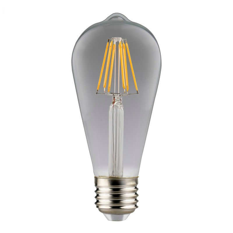 Vintage Glass Cover Globe Shape 2W 4W 6W E12 E14 E27 Edison Filament Bulb LED Light