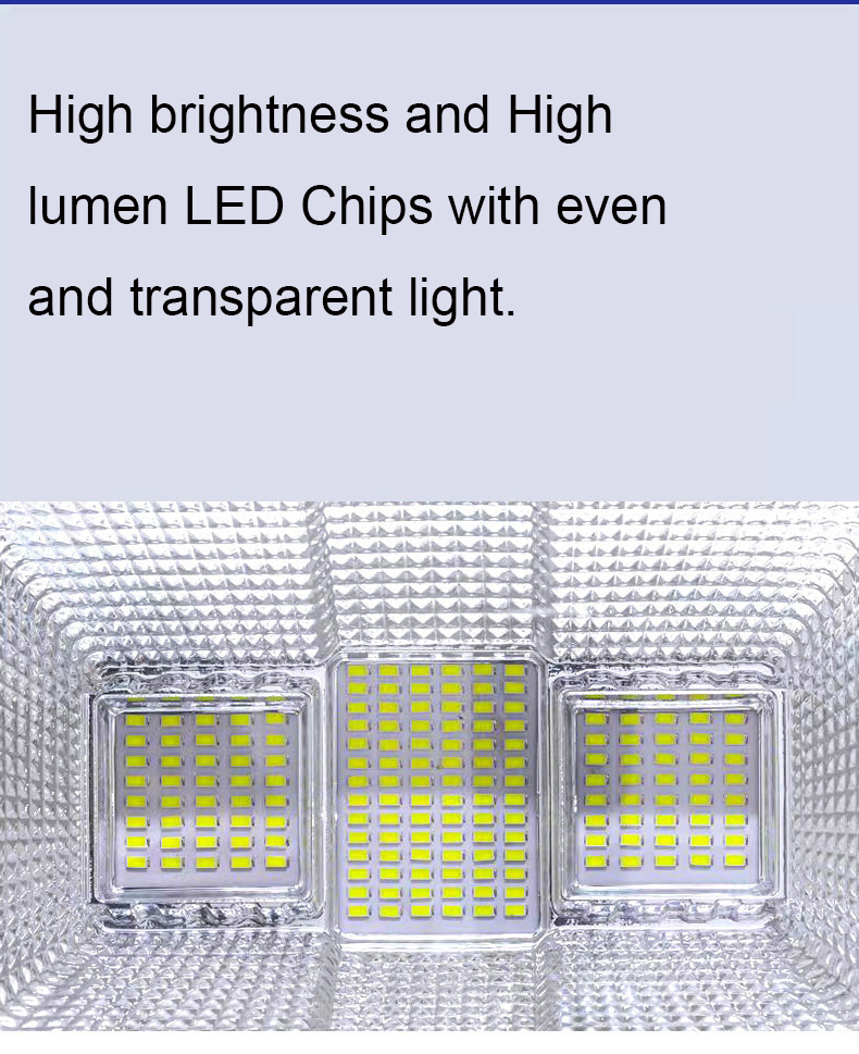 CE Approved High Quality IP65 Outdoor Lighting High Power Waterproof Garden Yard Three Security Lights 40W 60W 100W 200W Solar LED Flood Light