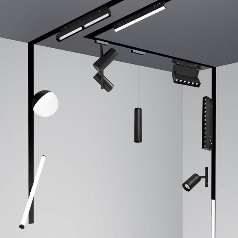 Guzhen 48V Pendant Lighting Decoration LED Magnetic Track Lighting