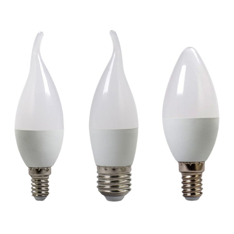 LED Candle Bulb C37 3-7W E14 E27 Tail Lamp Filament Chandelier Bulb