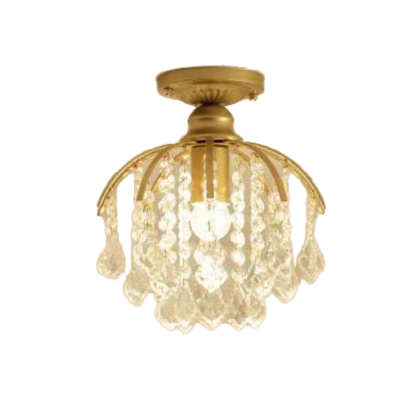 Modern Golden Ceiling Pendant Lamp Luxury Crystal Chandelier with Adjustable Height Acrylic Hangingfeature
