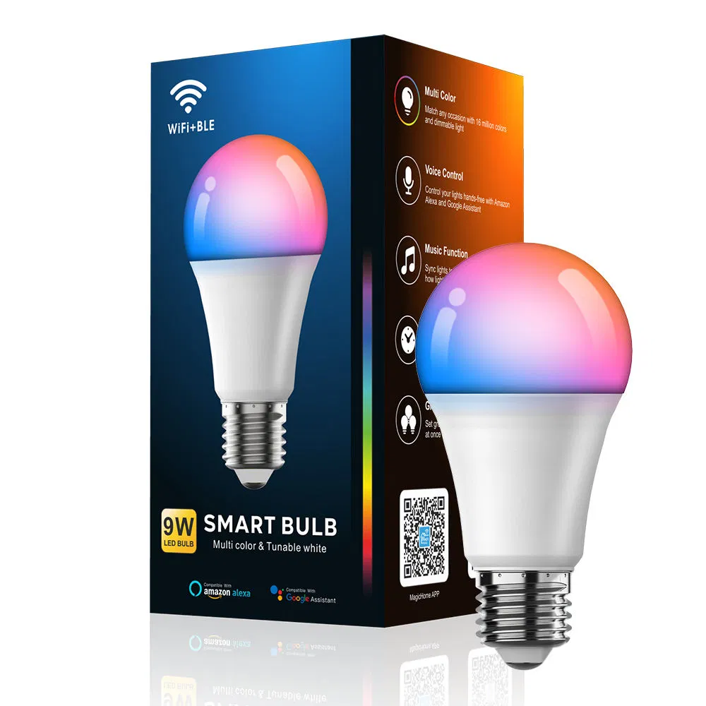 Smart LED Lamp A60 WiFi Control LED Bulb Light Support Roomlux Alexa and Google Home