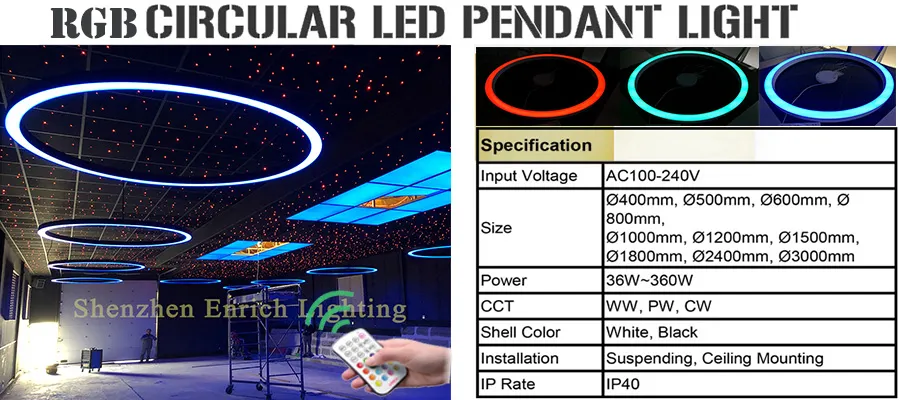 Round LED Chandelier