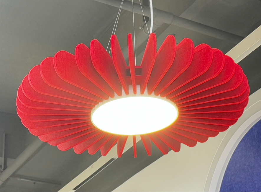 Direct Lighting New Design Acoustic LED Hanging Pendant Light