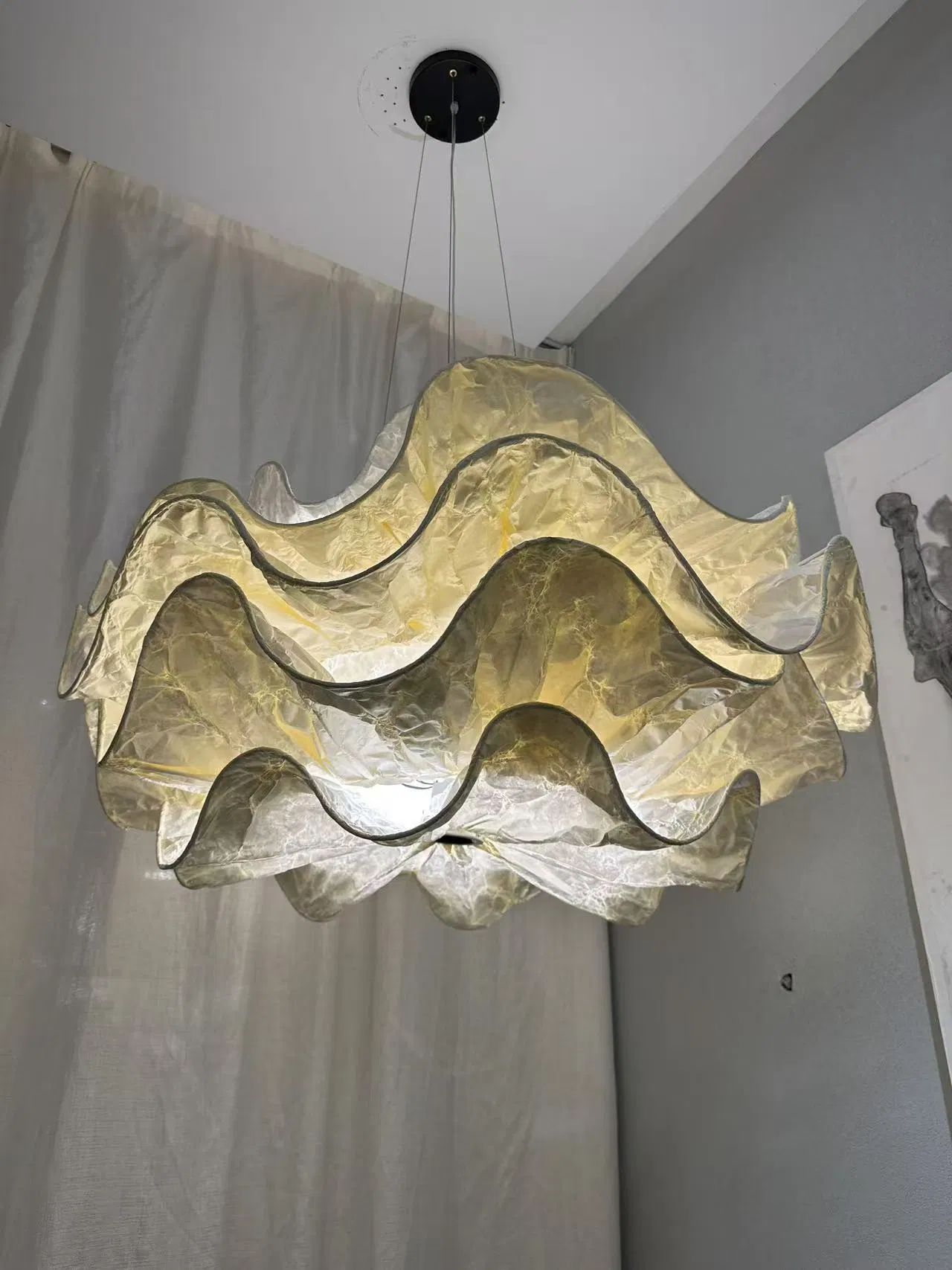 Decorative Metal Glass Bronze Colorful Modern Table Lamp Pendant Lightings