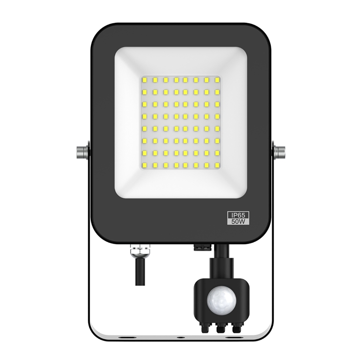 Outdoor IP65 LED Flood Light 10W 20W 30W 50W 100W 150W 200W Housing with Motion Sensor for Warehouse Garden Yard