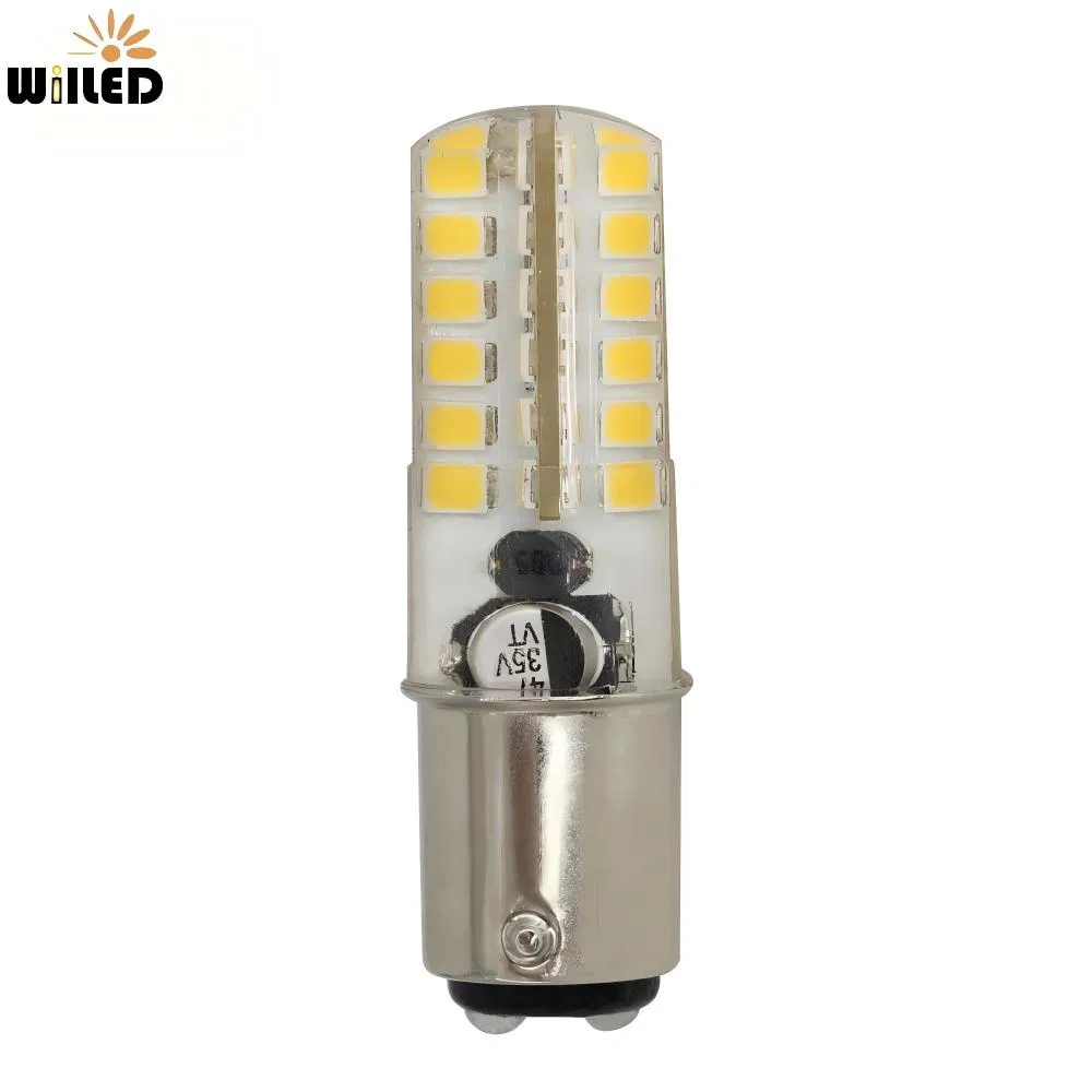 Silicone High Power License Lamp E14 G9 Ba15D LED Light Bulb 2.5W 230lm Warm White 80ra for Reading Lamp &amp; Chandelier Lighting with 48 SMD2835