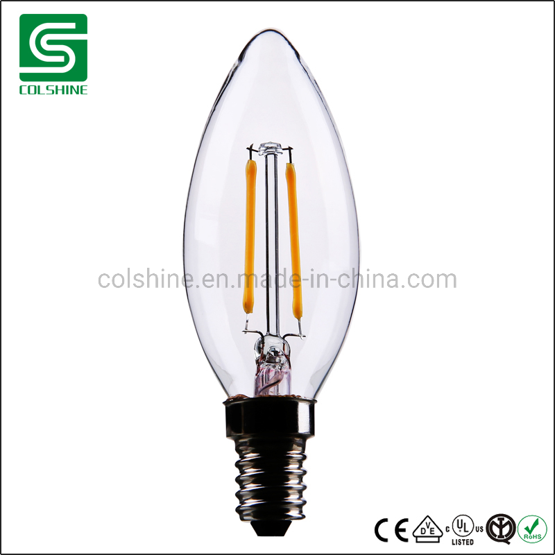 E26 E27 LED Filament Edison Screw Bulb Vintage LED Glass Light