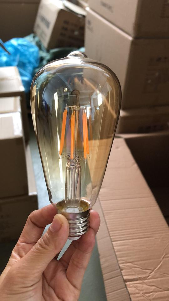 Loft Vintage Edison Bulbs LED Chandelier Rocky Light St64 G45 A60 G95 C35 C37 Filament Bulb