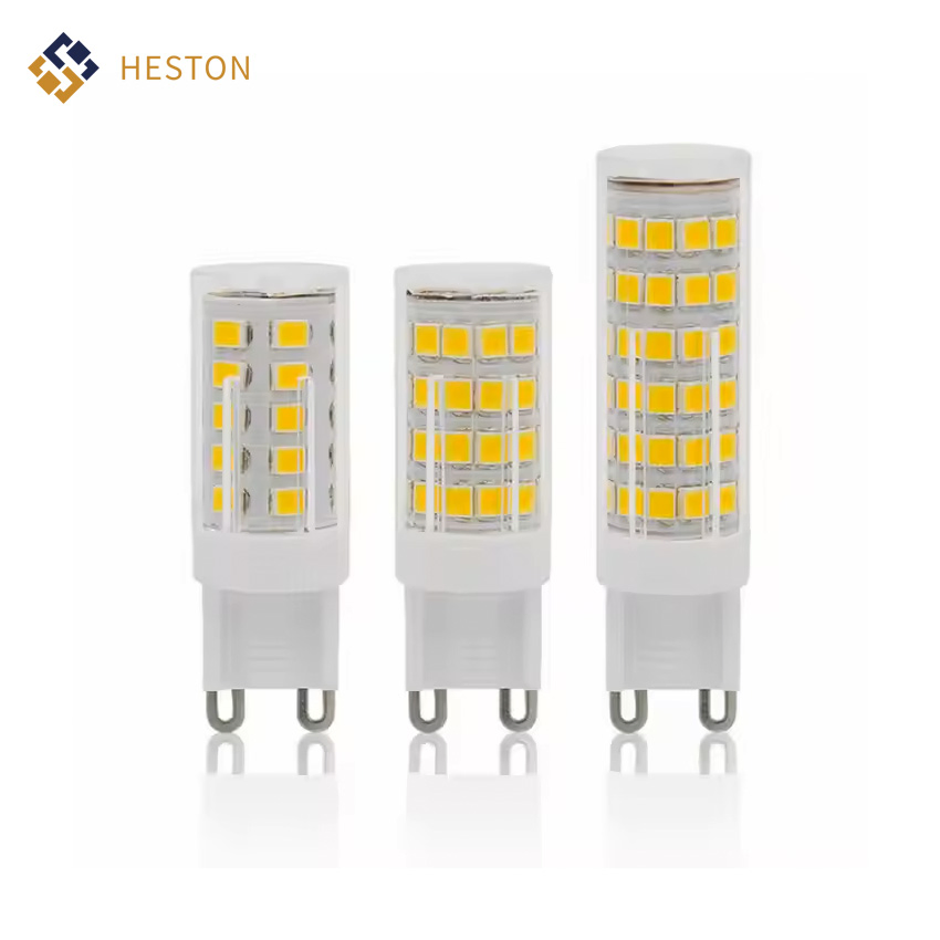 LED Corn Bulb AC220V G9 3W 6000K Ceramic COB Energy Saving Light SMD2835 for Home Chandelier Lighting