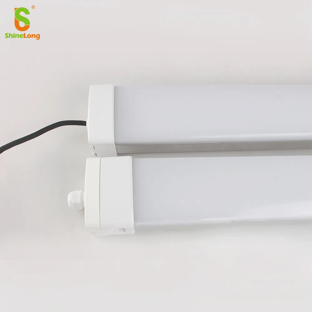 Industrial-Grade Car Park IP66 Light Fixture with Dimmable and Emergency LED Features