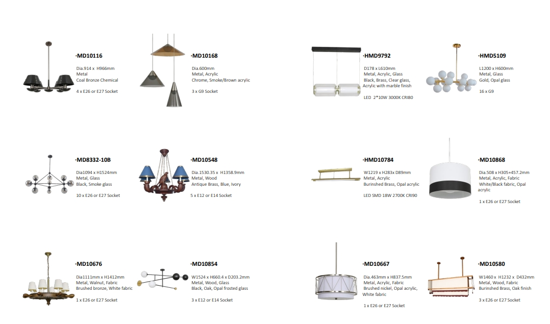 Luxury Modern Chandelier LED Light Decorative Pendant Lighting