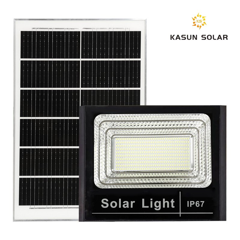 300W Solar Flood Lights Outdoor Waterproof IP67 High Brightness LED Lighting Outside with Remote Solar Floodlights for Yard Patio Garage Parking Lot