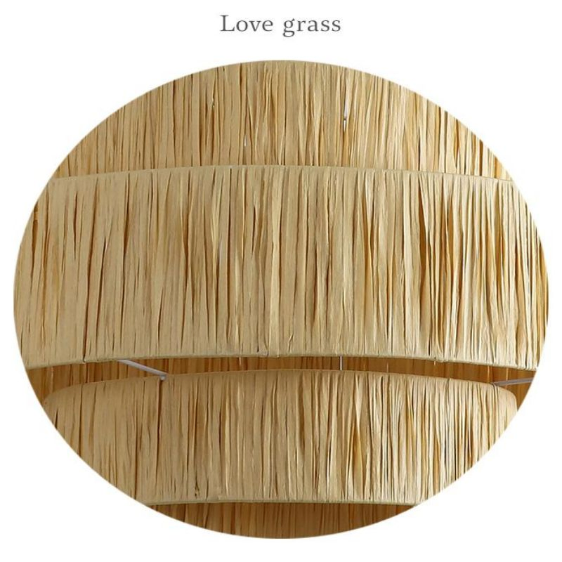 Wabi-Sabi Wind Rattan Chandelier Personalized Japanese Zen Living Room Bedroom Dining Room B&B Vintage Woven Designer Lighting