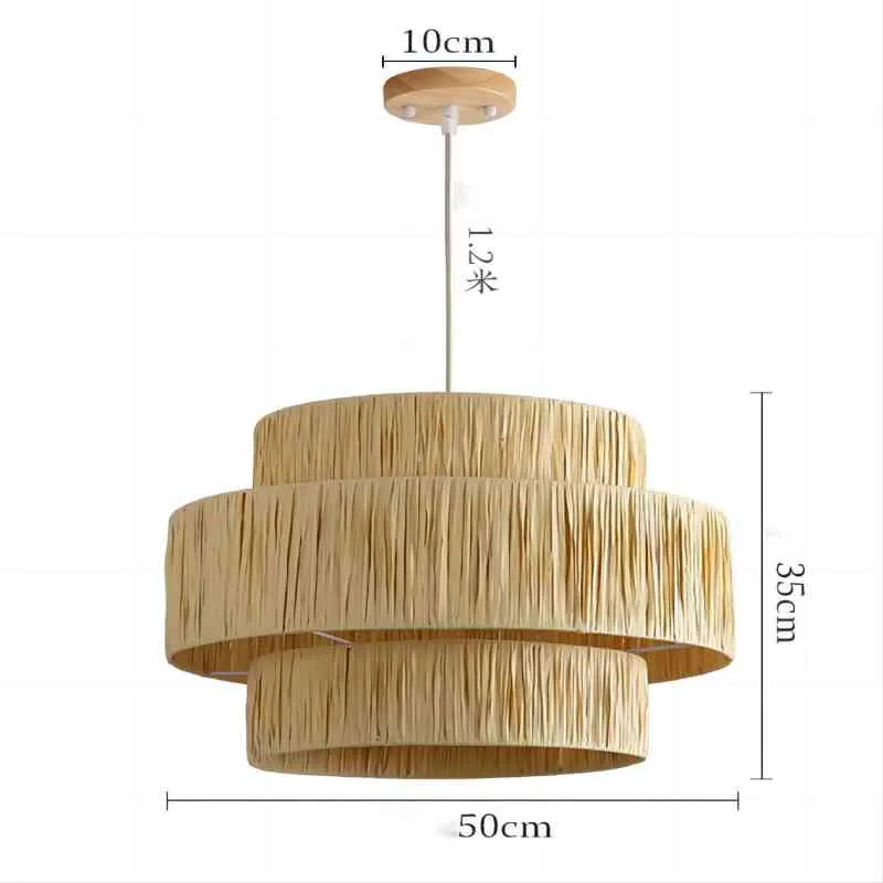 Rattan Chandelier View 6