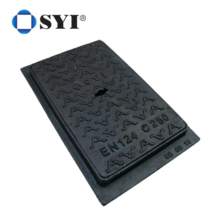 Factory Price Epoxy Coating Round Square Ductile Iron Round Recessed Frame and Manhole Cover
