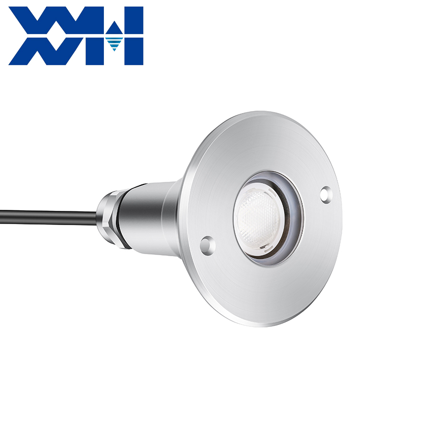 316 Marine Grade Stainless Steel 12V 24V IP68 Waterproof Mini LED Deck Inground Step Underground Light