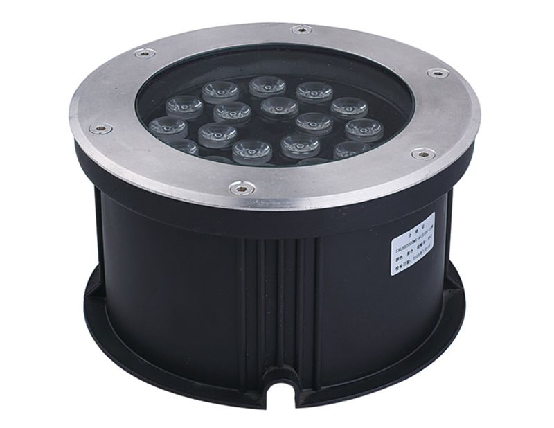 Waterproof Cast Aluminum DMX RGB Multi Color Recessed Inground Deck