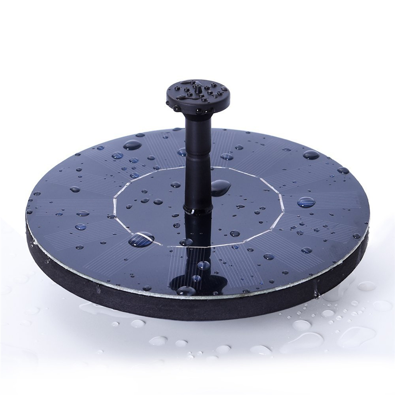 Solar-Powered Floating Pool Light with Fountain Water Pump