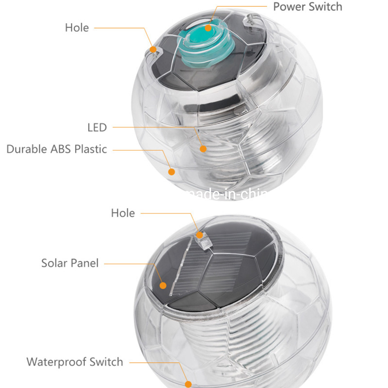 Wholesale Outdoor LED Garden Pool Decorative Lighting Solar Decorative Underwater Lamp Sensor Control Colorful RGB Pool Floating Garden Light