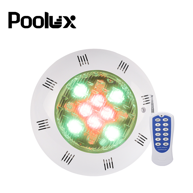 Submersible Recessed IP68 Waterproof RGB Inground Pool Lighting Wireless Wall Mounted Underwater Lamp Pool LED Swimming Light