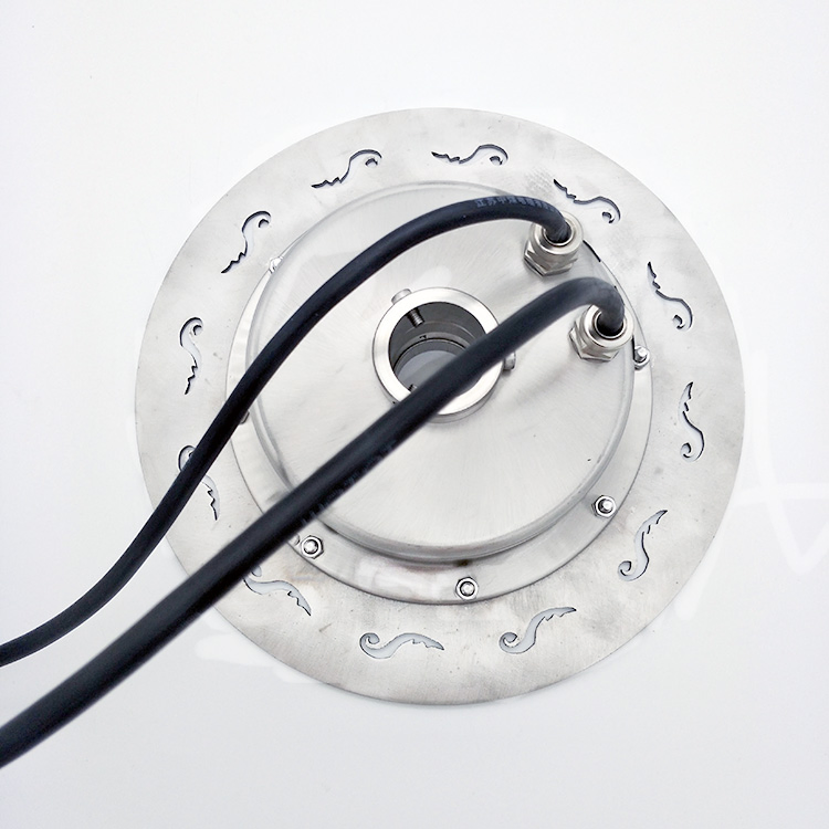 IP68 RGB DMX Submersible Pump Water Jet Underwater LED Fountain Nozzles Lights