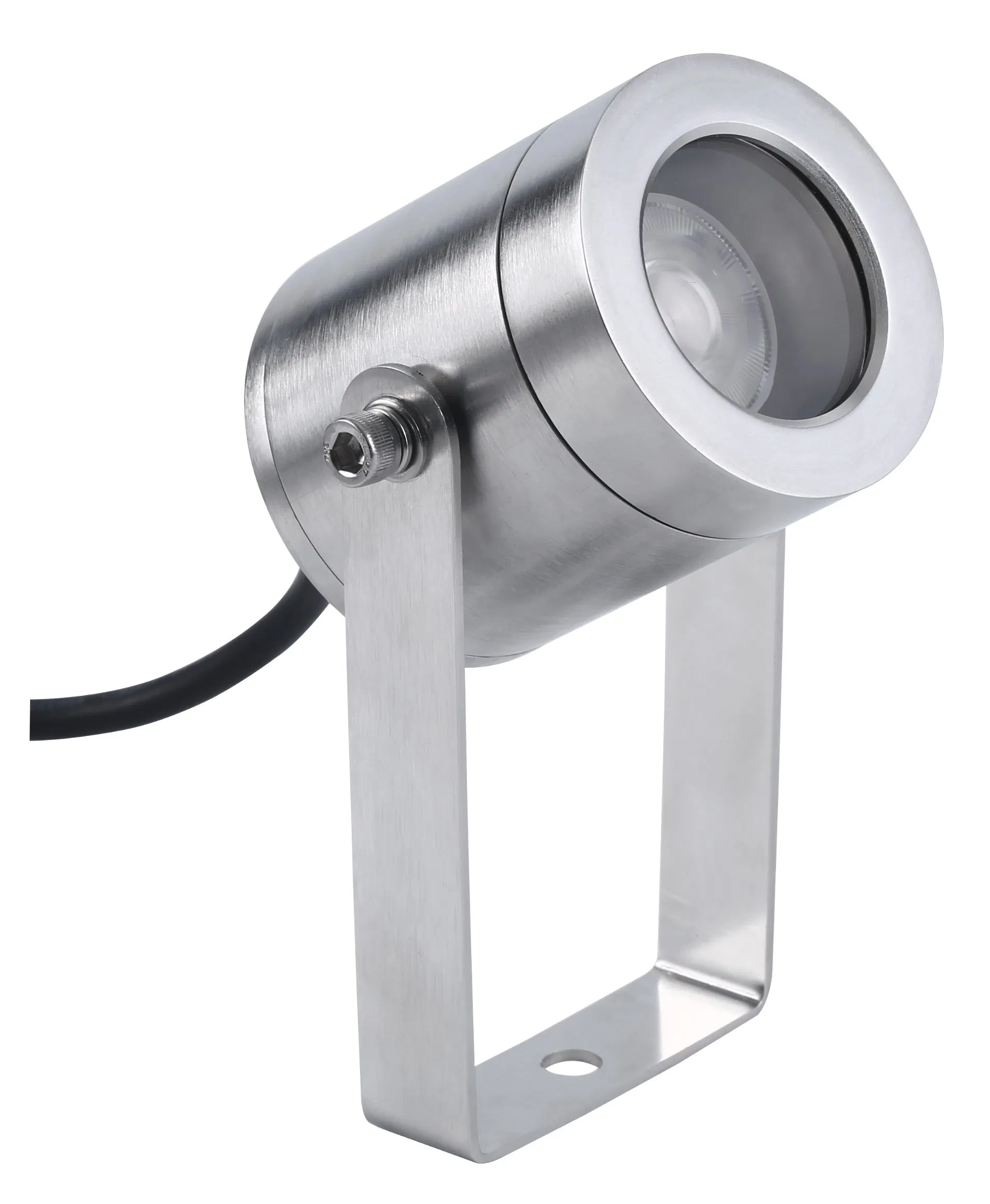 316L Stainless Steel Aluminum IP68 Waterproof 6W Pool Fountain LED Underwater Light