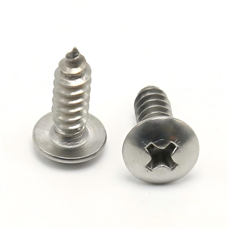China Manufacturer Stainless Steel Truss Head Cross Recessed Self Tapping Screw