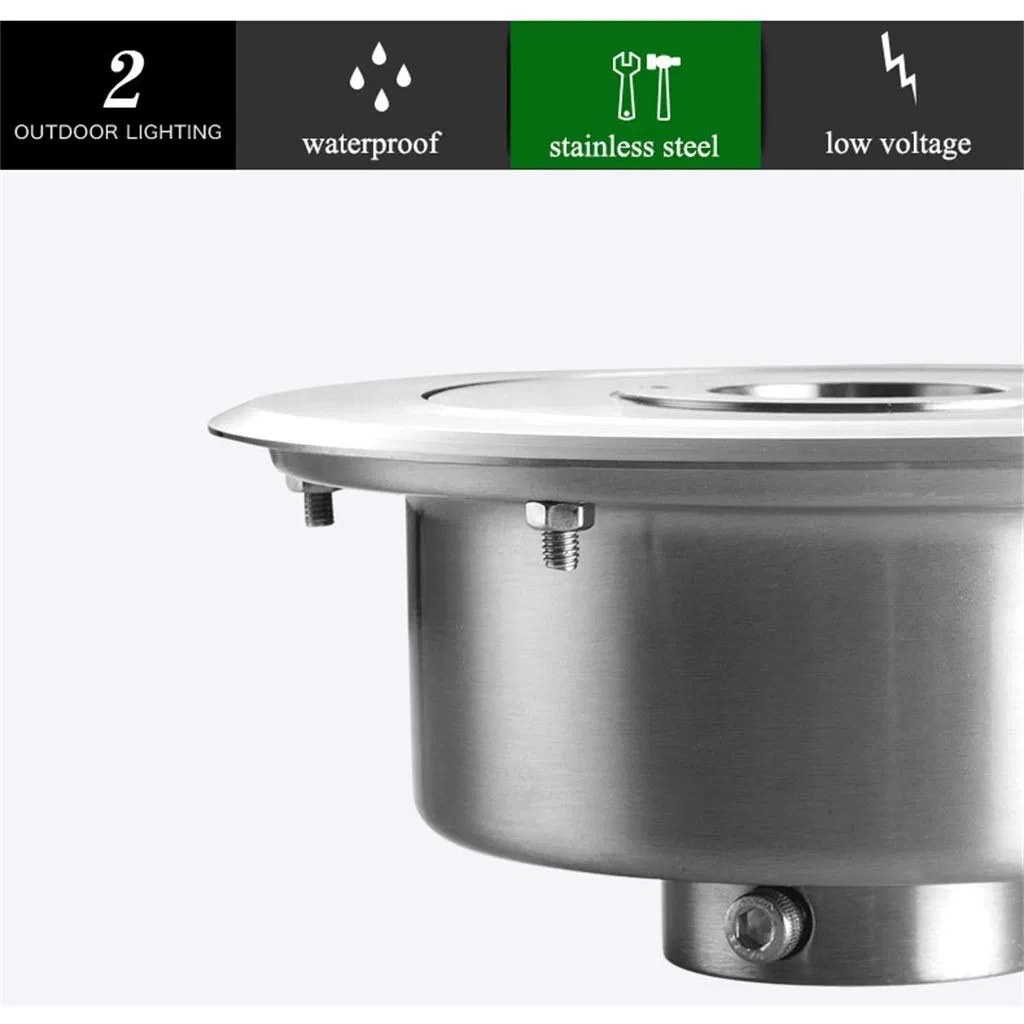 Stainless Steel Round Ring Rountain LED Light 6W Underwater LED Fountain Light